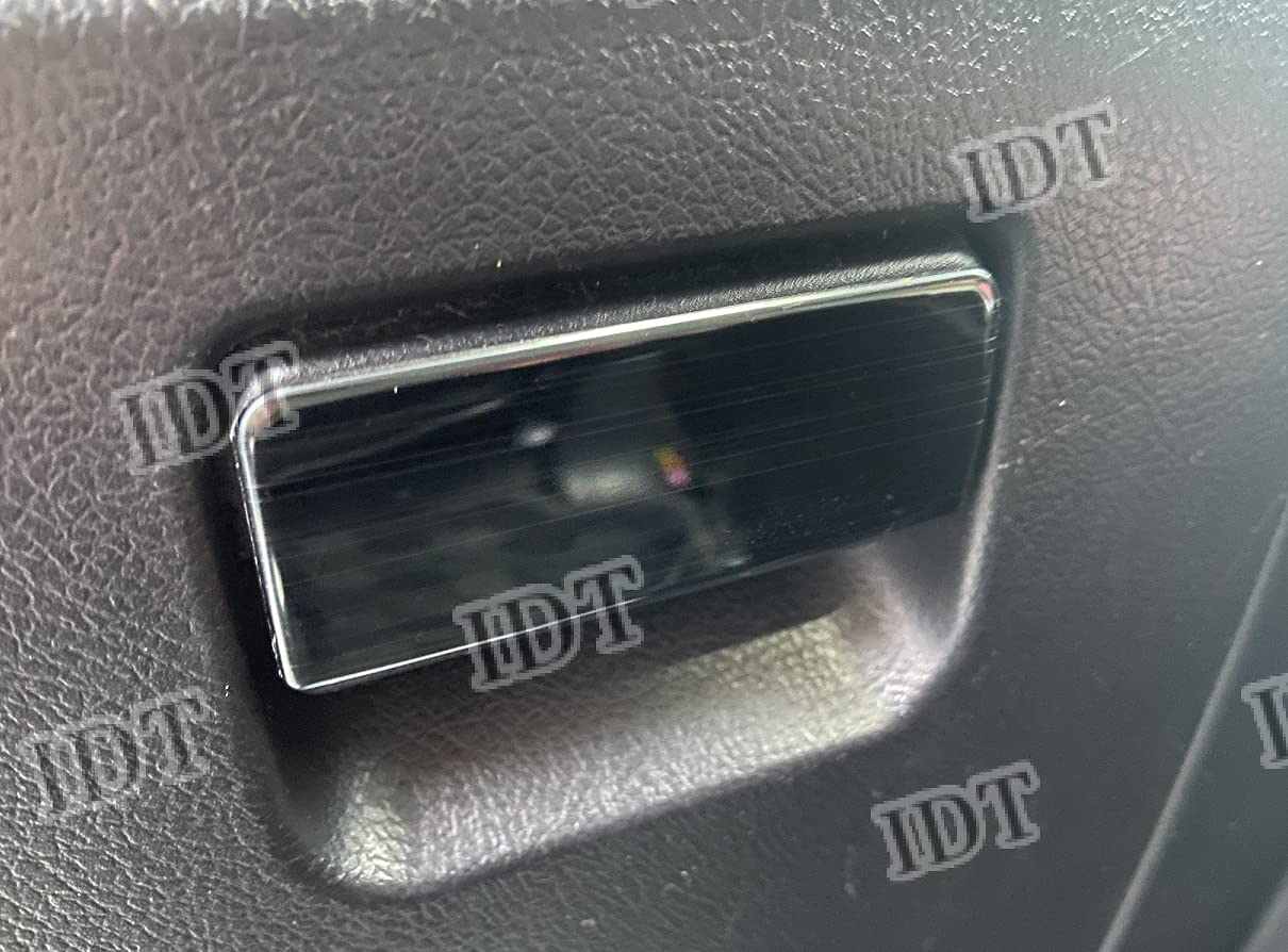 

IDT 70 Series Voxy Noah Black Glove Box Handle Trim Interior Panel Cover Accessory чёрный