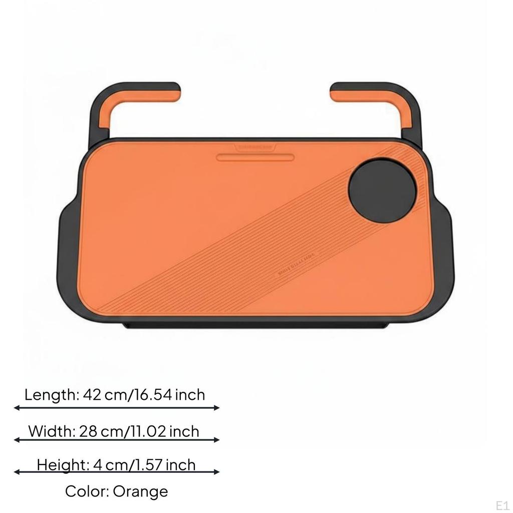 Steering Wheel Table Multi Functional Car Food Tray Portable Laptop for Commute, Road Trip,