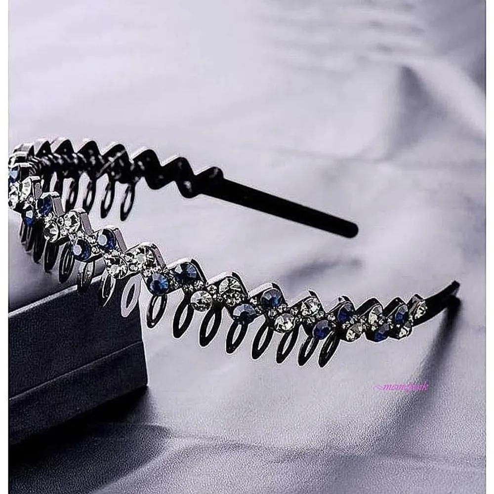 Jewel headband princess women thin cubic hairband summer girl princessabc776 2) Light pink