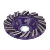 3Pcs Diamond Grinding Wheel 100mm Diamond Cup Wheel for Grinding and Polishing Concrete Stones Cement Marble Violet
