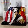 Cartoon French Pit Bull Dog Pet Soft Plush Blanket,Flannel Blanket Throw Blanket for Living Room Bedroom Bed Sofa Picnic Cover