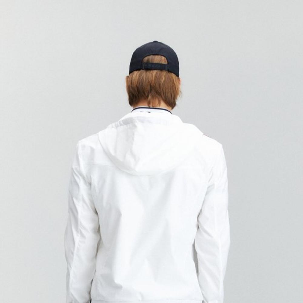 ONOFF Men S baSic Jumper With Sleeve Piping Color Of1103ga White