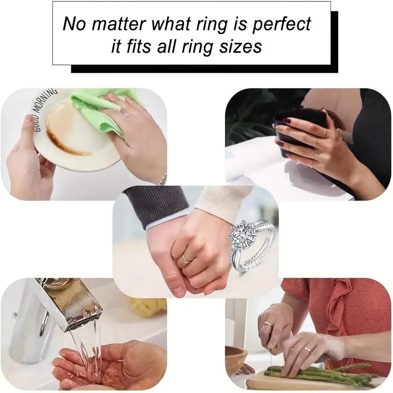 1PCS Invisible Ring Size Adjuster Transparent Spring Phone Ring Universal Men and Women Transparent Winding Coil