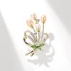 Bo Xin Yun Elegant Freshwater Pearl Flower Brooch - High-End Corsage Accessory & Gift
