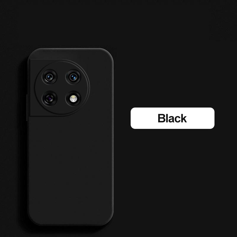 

Для OnePlus 11 Чехол Жидкий силиконовый чехол для OnePlus 11 One Plus 11 10 Pro Полная защита Мягкий чехол для OnePlus 11 Чехлы для телефонов For Oneplus 11 чёрный