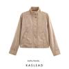 Kaslead New Arrival Women's Clothing Fashion Style Fashion Minimalist Suede Effect Jacket Outwear 3046278