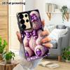 Phone Case: 2D Flat Samsung Galaxy A34 A35 M05 M06 S20 S22 S21 FE Plus 5G Protective Case, Couples Style, Plush Teddy Bear, Christmas and Halloween Gi