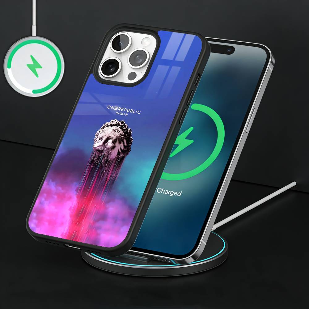 Band O-OneRepublic Phone Case For iPhone17,16,15,14,13 Plus,Pro Max Magnetic For Magsafe Wireless Charging