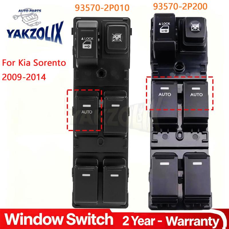 Left Hand Driver Power Window Switch For Kia Sorento 2009 2010 2011 2012 2013 2014 93570-2P010 935702P010 93570-2P200 935702P200