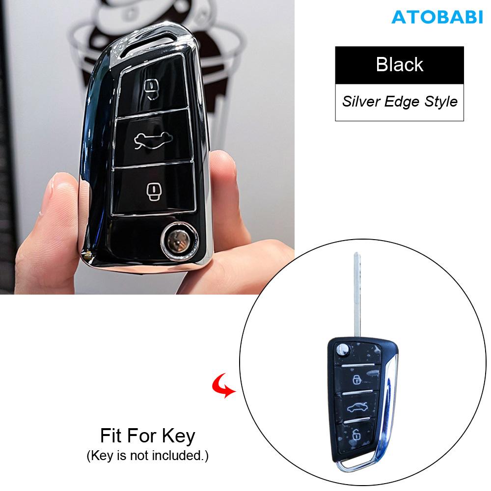 Tpu Car Key Cover Folding Remote Control Fobs Shell Case Keychain Holder Auto Accessories For Jac S3