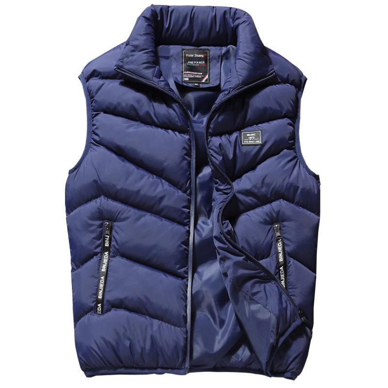 Herren Koreanischer Stil Dicke Daunenweste - Herbst/Winter 2020 Trend, Warme Ärmellose Jacke