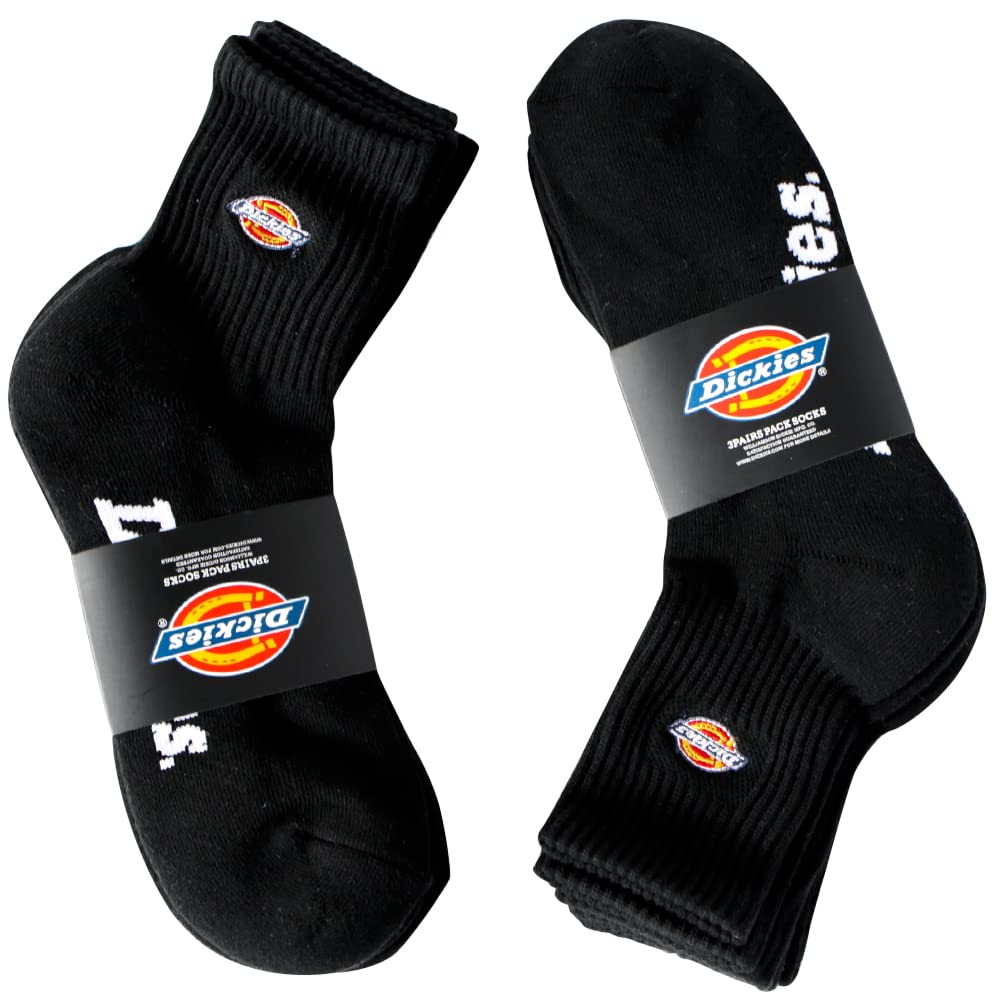 

Logo Pile Crew 3P 3P Logo [Dickies] Socks, Embroidered, Bottom, Socks, White, Black, Socks, Mid-Length Socks, 3-Pair Set, Men s, Pack, Embroidered,
