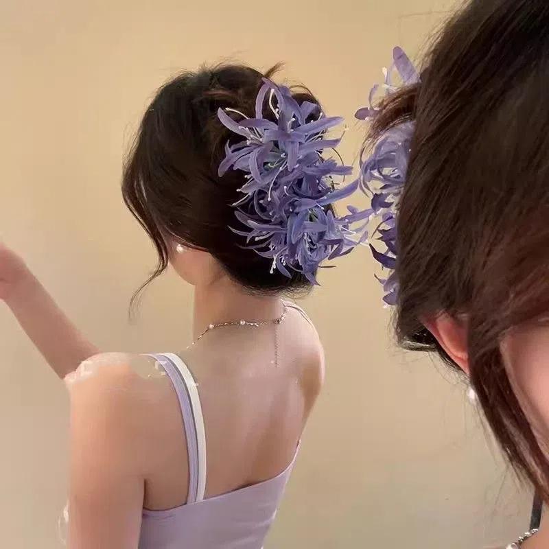 Clame de Păr cu Flori în Stil de Vacanță Pentru Femei Vintage Flori Artificiale Agrafe de Păr de Mireasă Acoperământ de Cap Accesorii de Păr pentru Nuntă