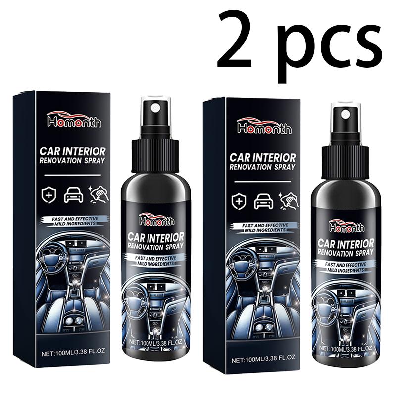 Homonth Car Upholstery Refinisher Spray Seat Upholstery Dashboard Cleaning & Stain Remover Refinishing Treatment
