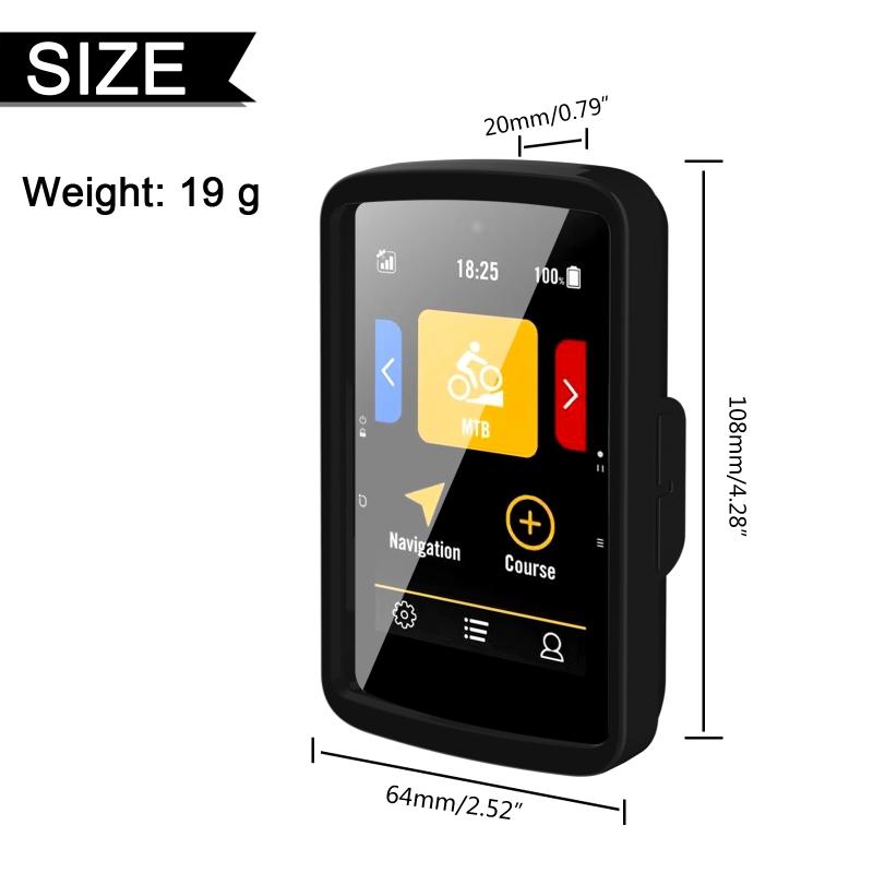 Drop Resistant Anti-Drop Soft TPU Silicone Protective for Case for BrytonS800 Rider Premium GPS for Protection Cover