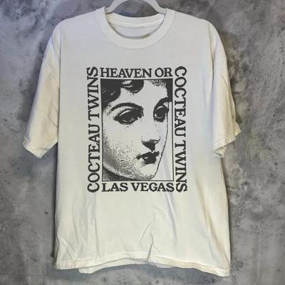 Raro! T-shirt Ispirata ai Cocteau Twins Vintage Cotone Maglietta da Concerto Manica Corta Uomo Donna Estate Girocollo Cotone