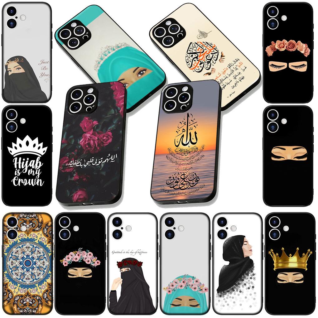 Muslimah Arabic Islamic Muslim Casing Phone Cover for OPPO A38 A18 A17 A40 A60 A80 A16 A78 A79 A54 A15 A57 4G 5G Soft Case