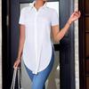 2026 Summer Fashion Women's Polo Collar Blouse