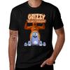 Grizzy und die Lemminge Aktives T-Shirt Arbeits-Utility Kurzarmshirt T-Shirt