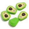 Kawaii Cartoon Avocado Flatback Resin Cabochons for Slime Charms Hair Bow Centers DIY Scrapbooking Decor