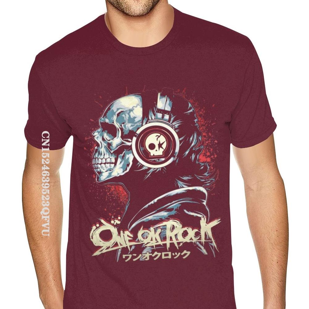 Cheapest One OK Rock T Shirt Hip Hop Rock Shirt For Men Plus Size T Shirt Cotton Tops T Shirt Funny Man Top T-shirts Customized