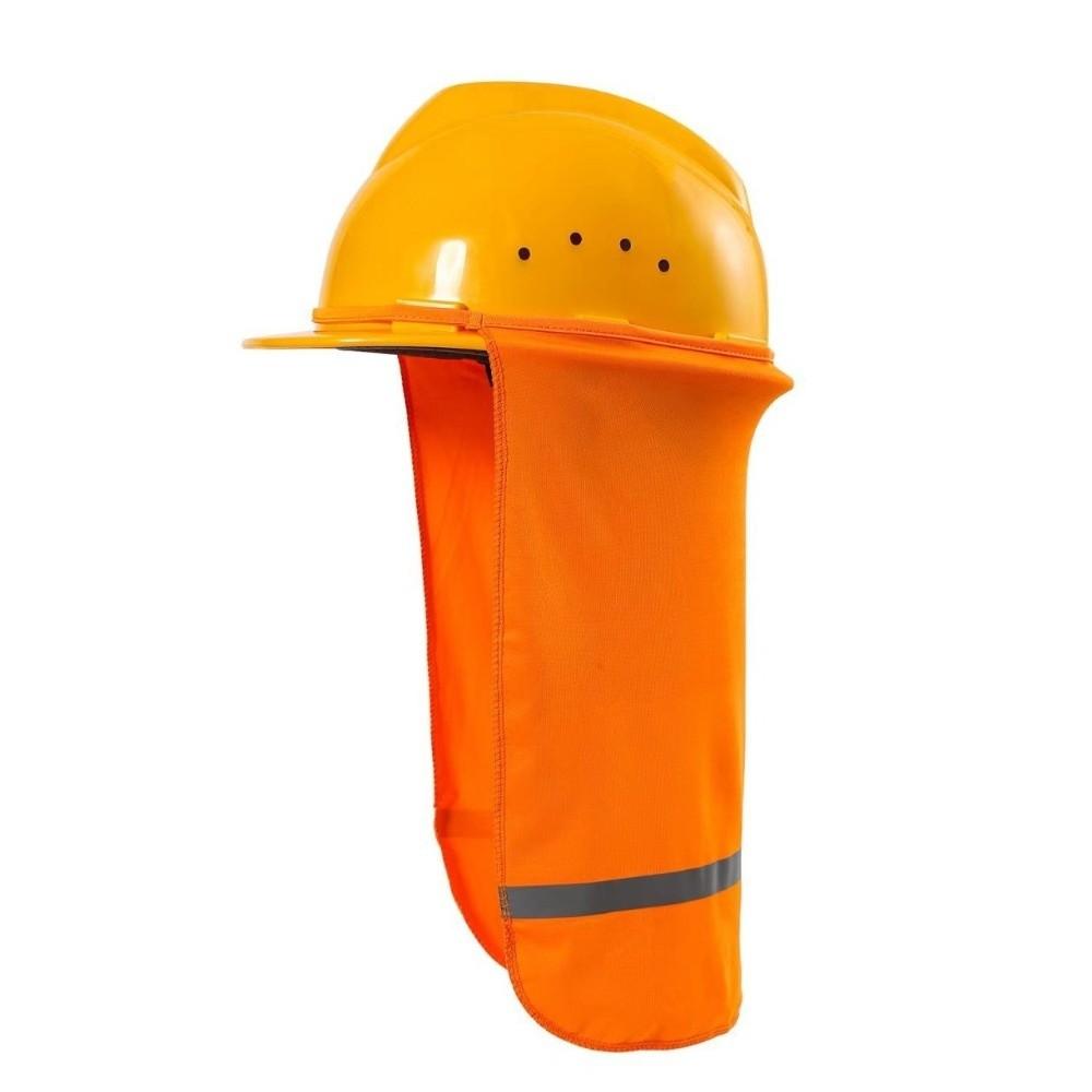Breathable Hard Hat Sun Shade With Reflective Stripe Face and Neck Protection Work Accessory