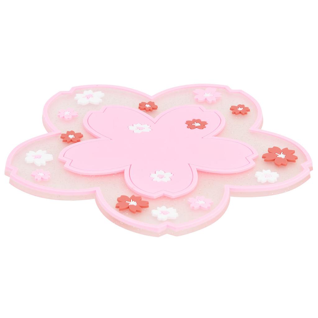 Flower Pattern Coasters Heat Insulation Coaster AntiSlip Cup Mats Tabletop Protection Prevent