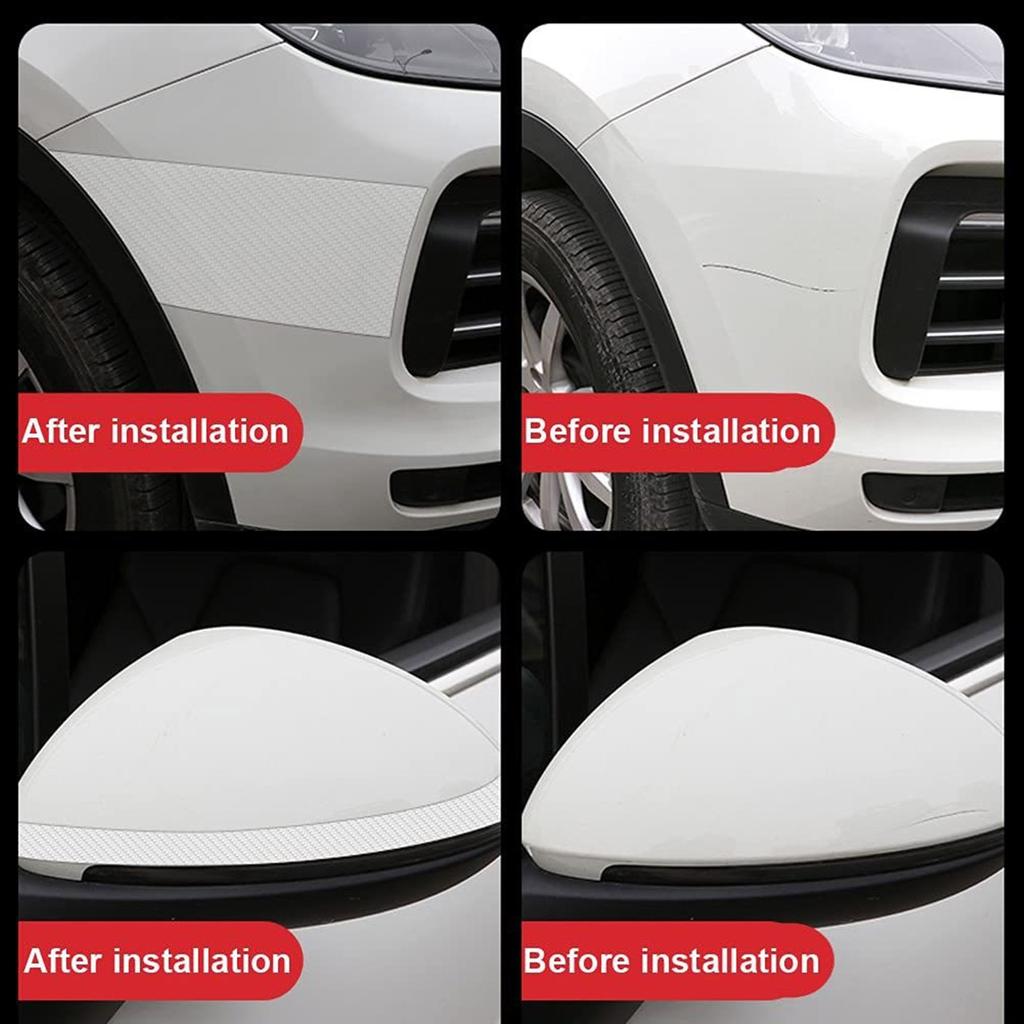 Upgrades Kohlefaser Auto Karosseriefolie Aufkleber Kratzfest Fahrzeugfolierung Kohlefaser Auto Karosserie Vinyls Einfache Installation