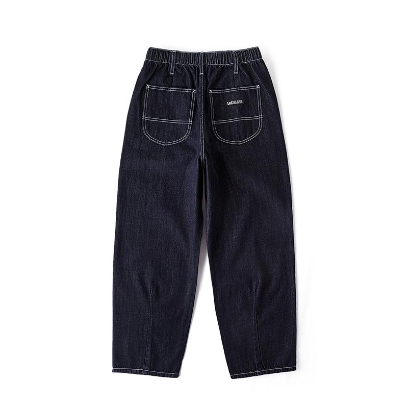 Lee FW24 Elastic Waist Wide Leg Clean Wash Denim Balloon Pants Unisex pants LUB0090915PN00F898L00