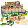 Dinosaur Mine Excavation Archeological Dig Dinosaurs + 12 Eggs Eggs Set