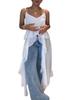2025 New Sexy V-neck Ruffle Irregular Spaghetti Strap Dress for Women - European & American Spring/Summer Style