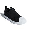 Adidas Originals Superstar Slip-On Lightweight Breathable Low-Top Skate Shoes Unisex Sneakers Black CQ2487