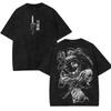 Jujutsu Kaisen Fushiguro Toji Printed Tshirt Mens and Womens Washed Tshirt High Quality Vintage Cotton Tshirt YK Tops