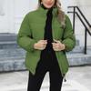Plus Size Women's Warm Jacket Solid Color Loose Top