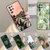 Monstera Leaves Tropical Leaf Silicone Phone Case For Samsung Galaxy Note 10 Pro S26 S25 S24 S23 S22 S21 Plus Ultra Capa Cover