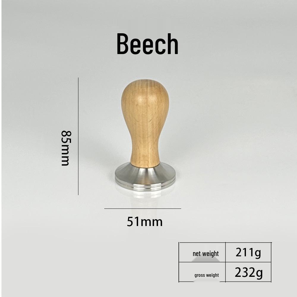 51mm 304 Stainless Steel Coffee Tamper with Handle for Home Machines