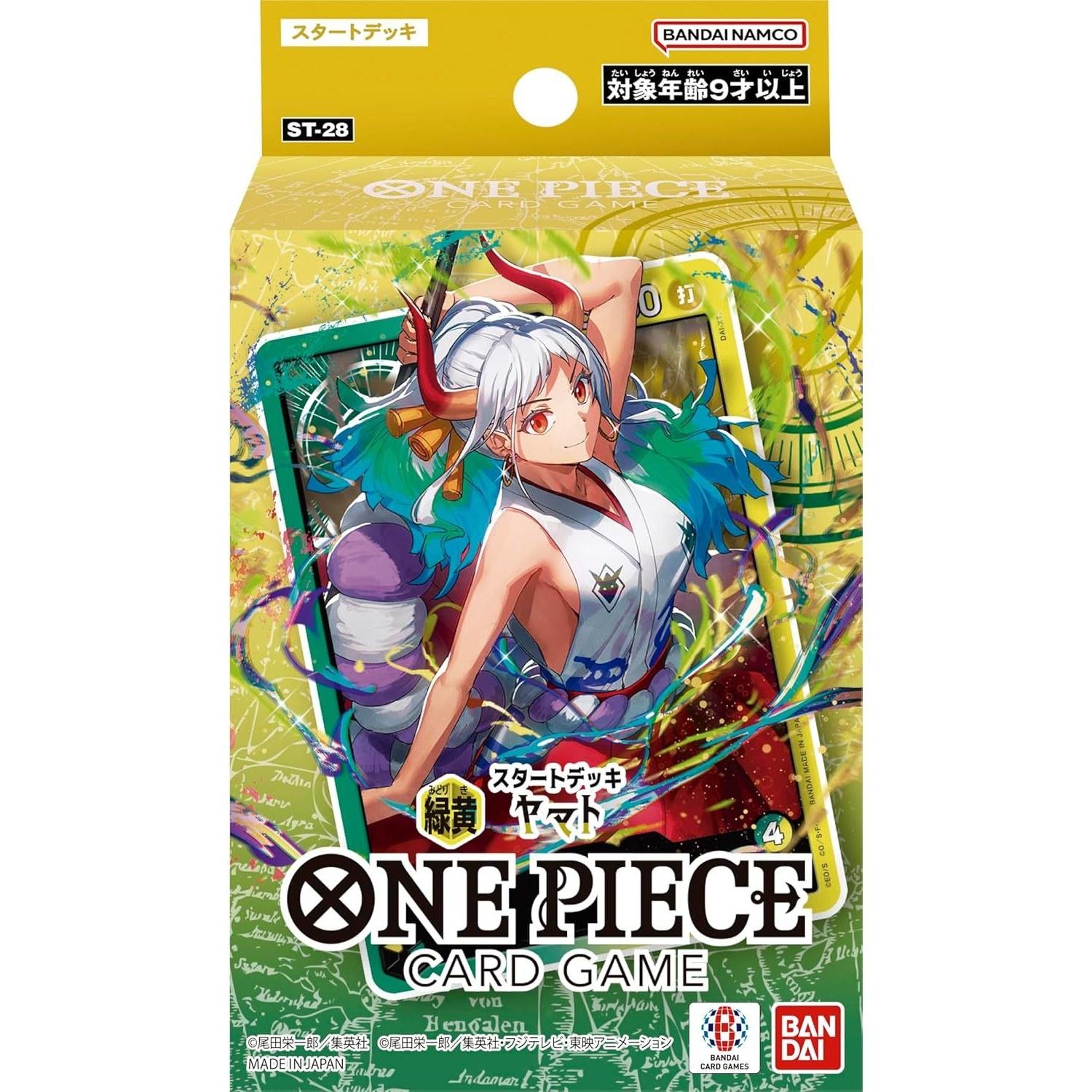 

BANDAI ONE PIECE Card Game Start Deck Green Yellow Yamato ST-28 Recommended age 9 years up