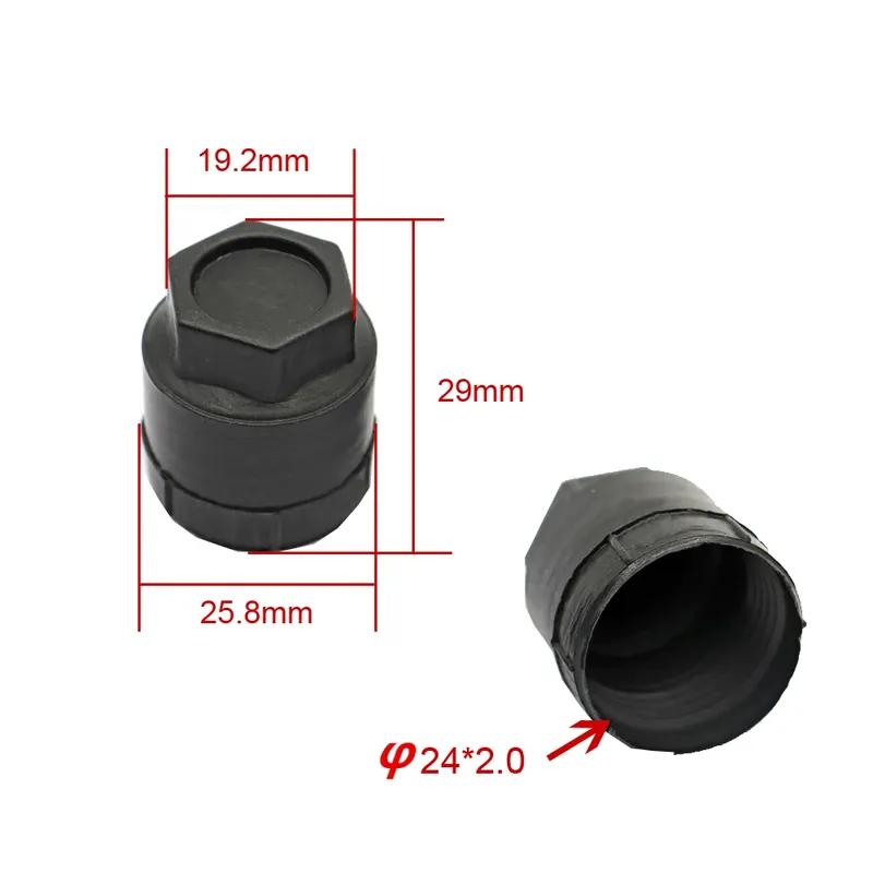 20Pcs Black Lug NUT Covers Caps Fit For BUICK CHEVROLET CHEVY 10028614