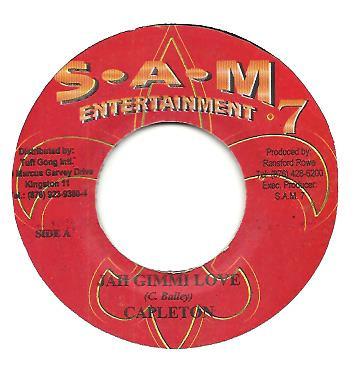 

7inch Record CAPLETON - Jah Gimme Love NONE S.A.M. Entertai 2002 Jamaica Reggae, Ska & Dub Used