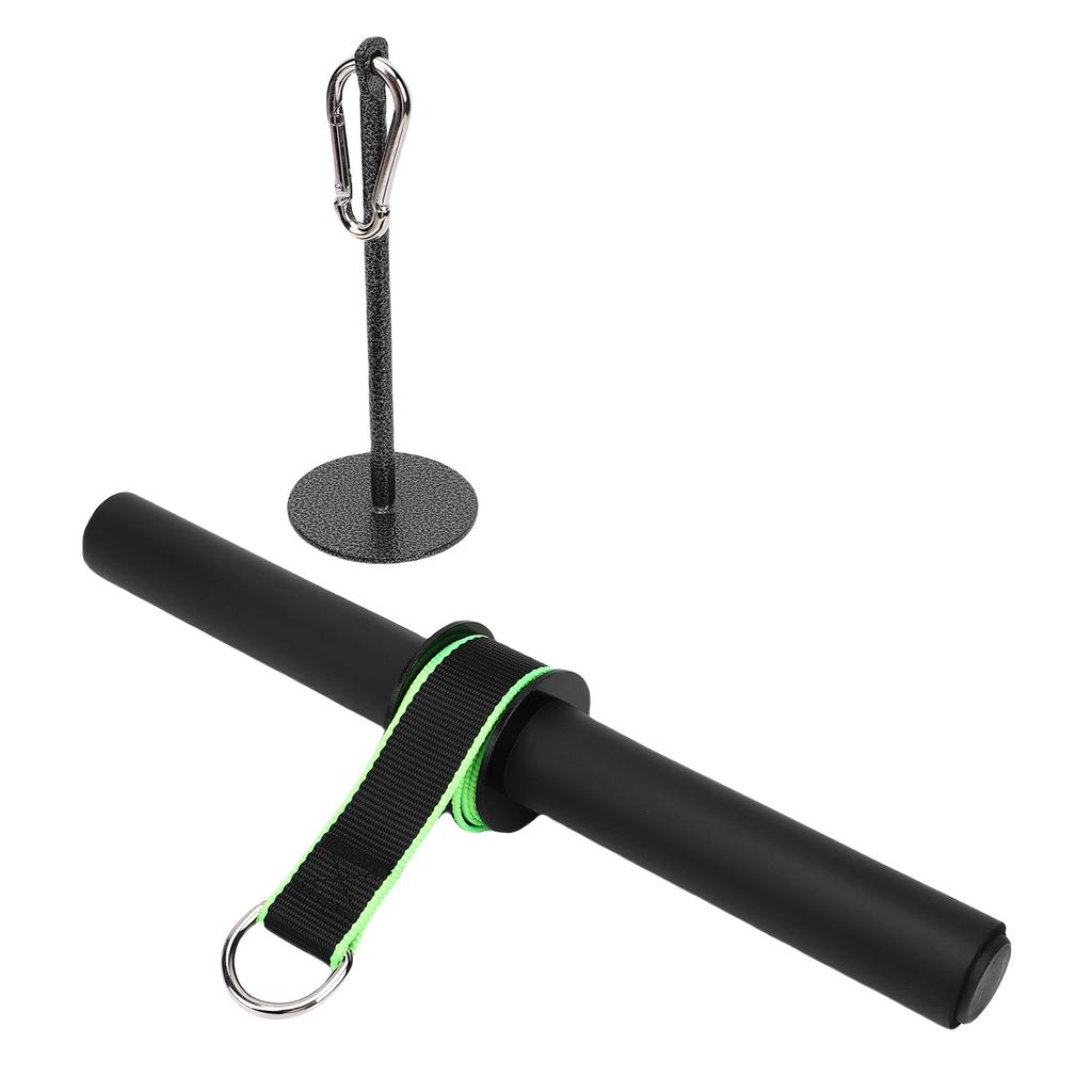 Wrist and Forearm Roller Non Slip Handle Strong Load Bearing Muscle Strength Wrist Roller Green