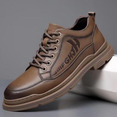 Lente en Herfst Luxe Heren Casual Schoenen Leer Zakelijk Kantoor Oxford Schoenen Antislip Slijtvast Hardloopsneakers