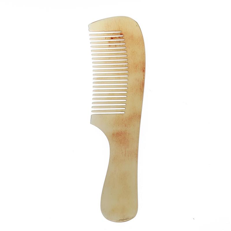 A04V 3X Professional Beauty Ox Horn Hair Comb Brush Spa Massage Salon