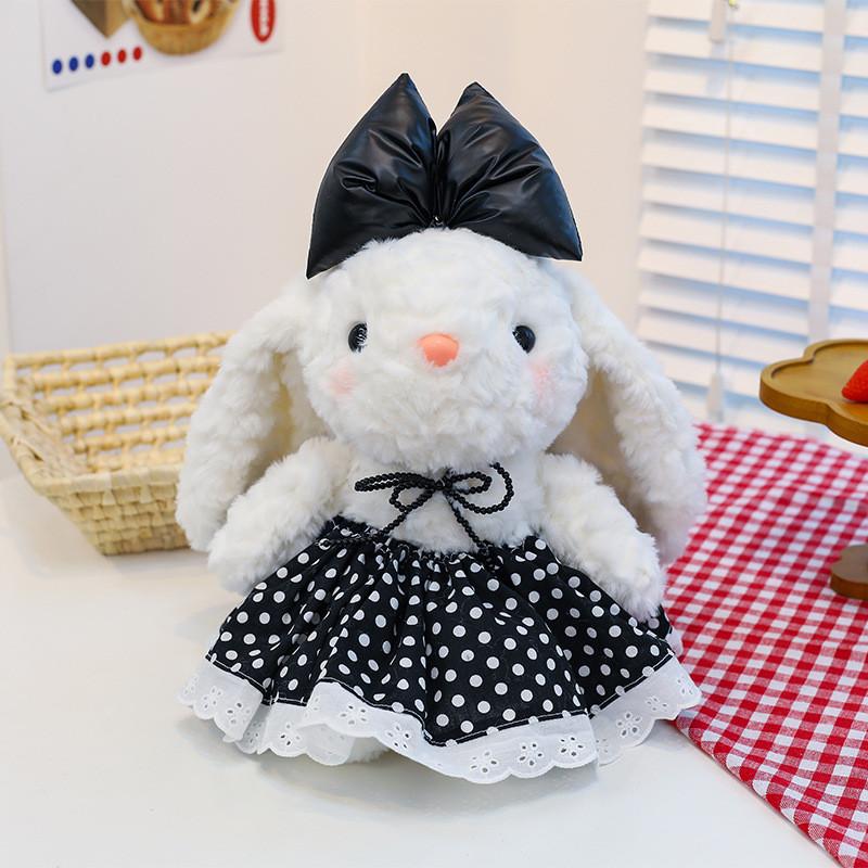 Plush Bowknot Bunny Dolls Childrens Cartoon Animals Holiday Gifts Cotton Pp