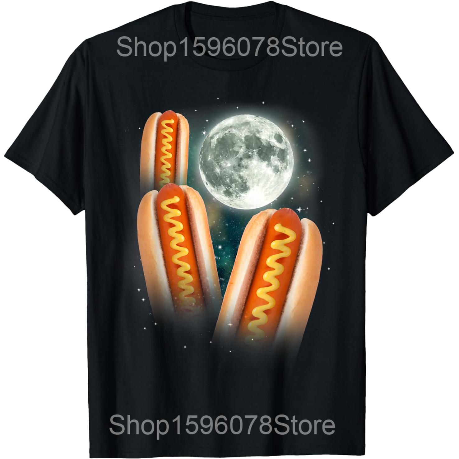 

Funny Vintage Hot Dog Hotdog Stand T Shirts Men Women Pure Cotton Humor Streetwear Tee Shirt Short Sleeve Unisex Loose Clothing 4XL