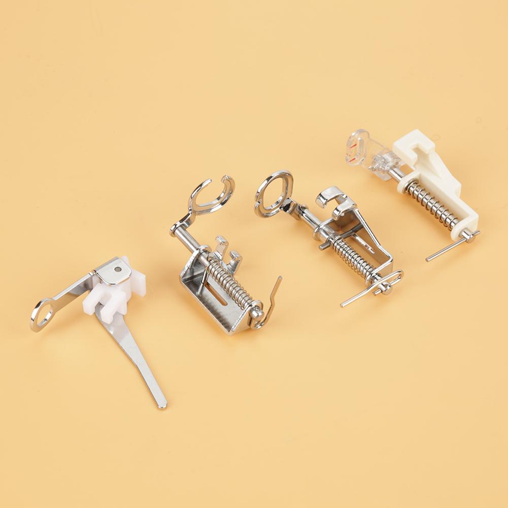 4 pieces metal roller press presser foot for industrial flatbed sewing NaMachines and hvy fabric