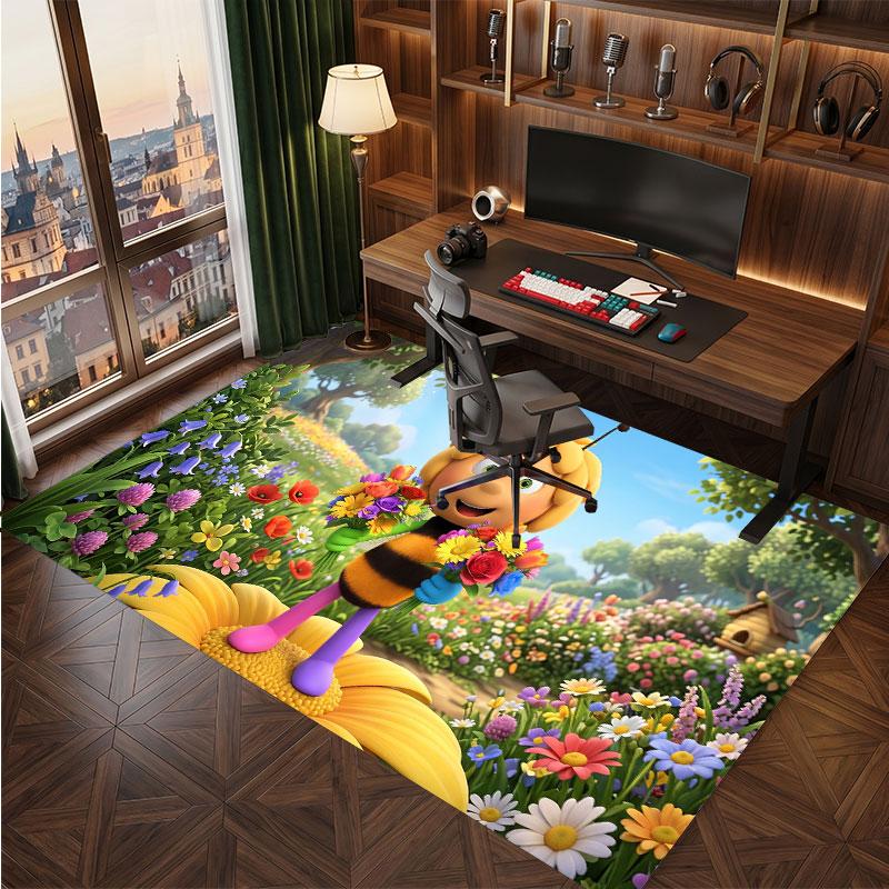 Die Biene Maja Rug Soft Thick Non Slip Floor Carpet for Bedroom Living Room Home Decor