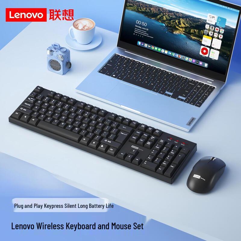 Lenovo PG61 Wireless Keyboard and Mouse Combo