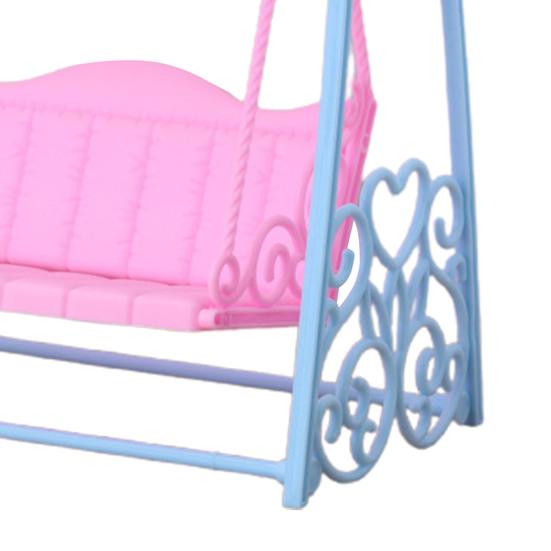 Pretend Play Toy Anti-deformed Eco-friendly Plastic Beach Rocking Chair Toy for Micro Landscape