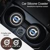 2 Pezzi Portabicchieri per Auto in Gel di Silice Tappetini per Tazze d'Acqua per V60 V40 XC90 S60 C30 XC60 V50 T6 AWD XC40 Tappetini Slot Portabicchieri Interni Auto