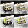 Stainless Steel Kitchen Sink Rack Self-draining Quick Dry Dishcloth Organizer Large Capacity Rustproof Kitchen Sponge Holder